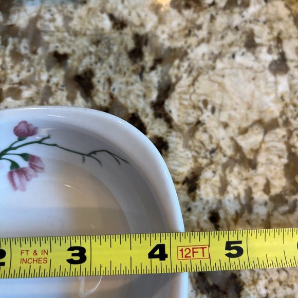 5 Vintage 1970 Syracuse China Berry/Desert Bowls Cherry Blossom Design - Picture 5 of 9